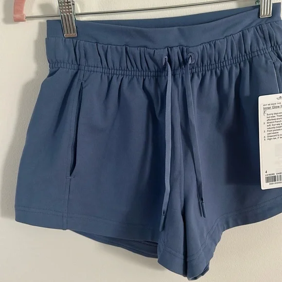 Lululemon Inner Glow Short - Oasis Blue - 4